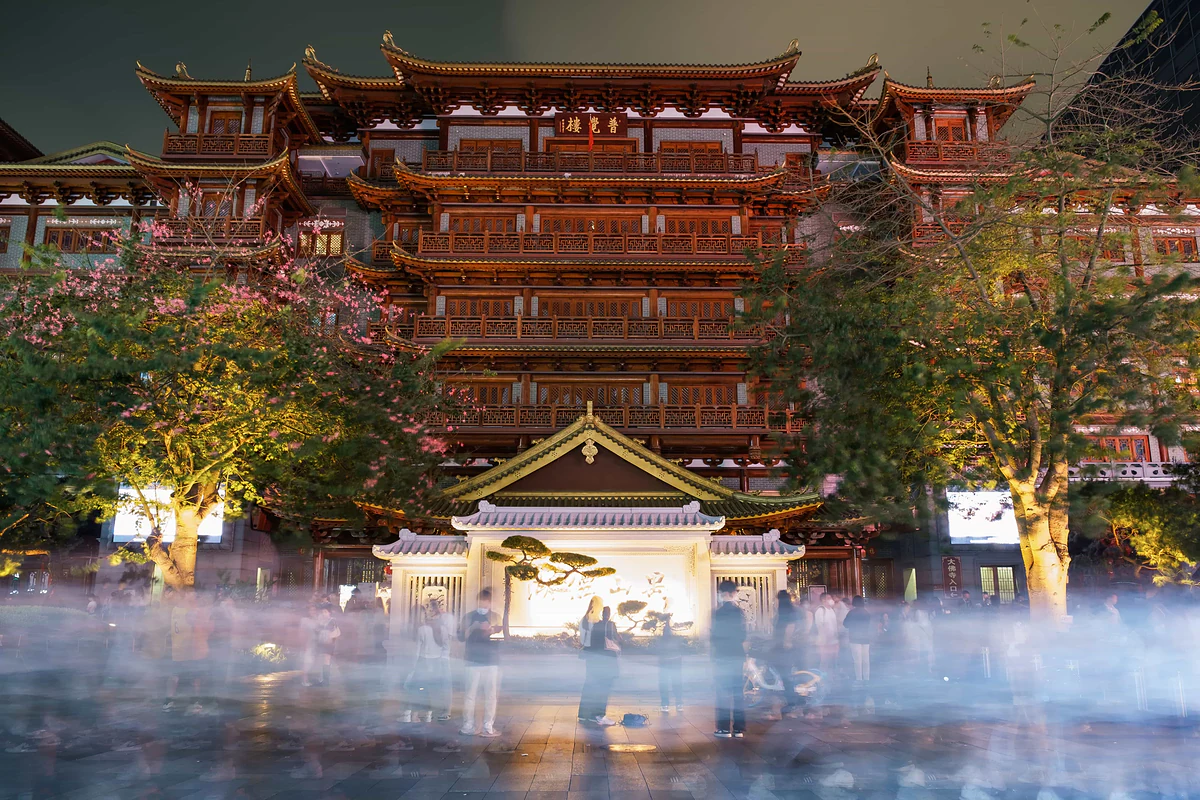 普覺樓，長曝光